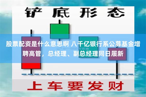 股票配资是什么意思啊 八千亿银行系公募基金增聘高管,总经理、副总经理同日履新